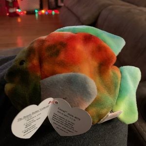 Rare beanie baby. “ CORAL”. PVC pellets. Fareham